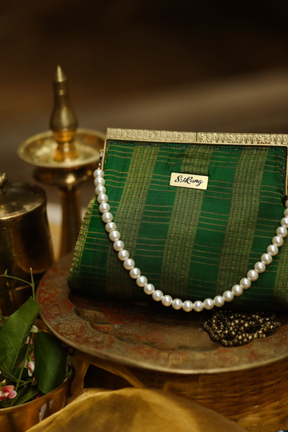 Leaf Green Kodu And Rudhraksham