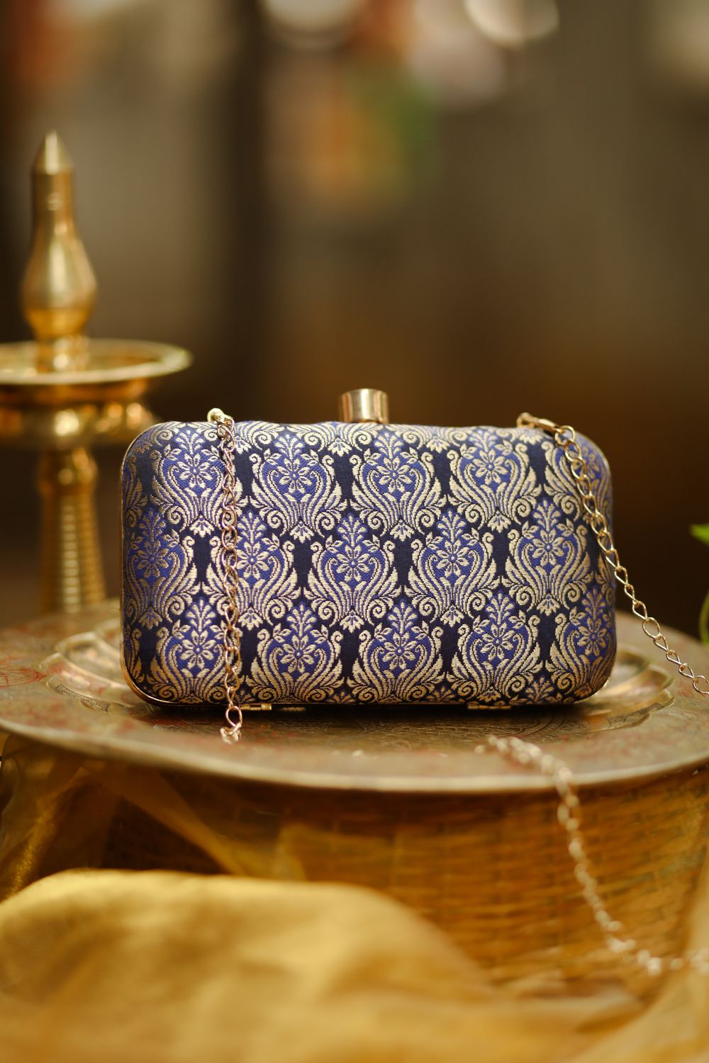 Black And Blue Banarasi