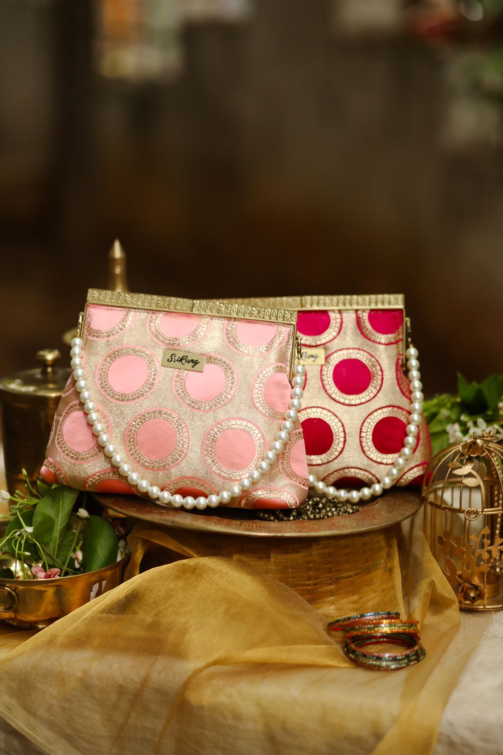 Gajji Pink Circle
