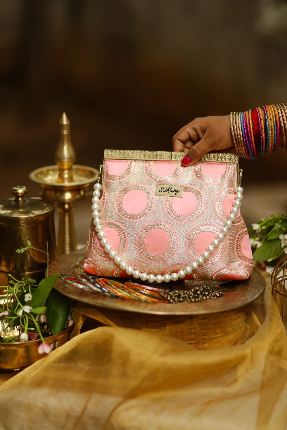 Gajji Pink Circle