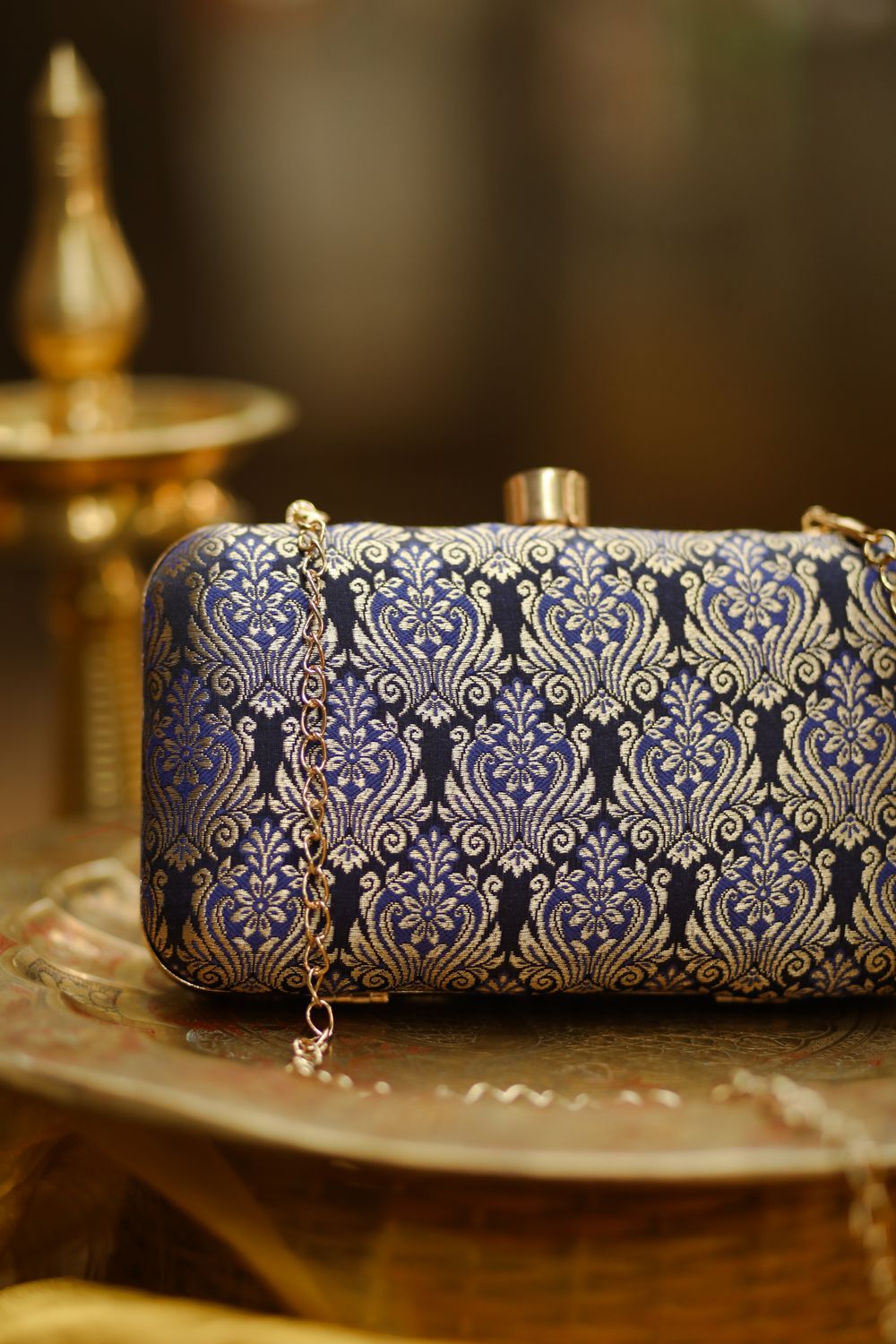 Black And Blue Banarasi