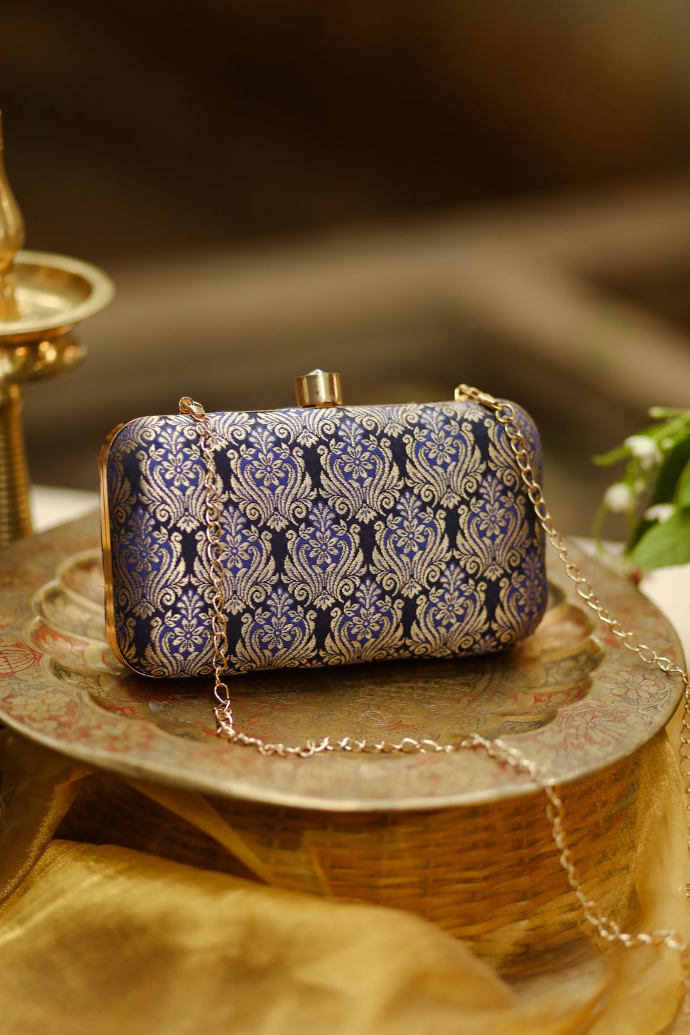 Black And Blue Banarasi