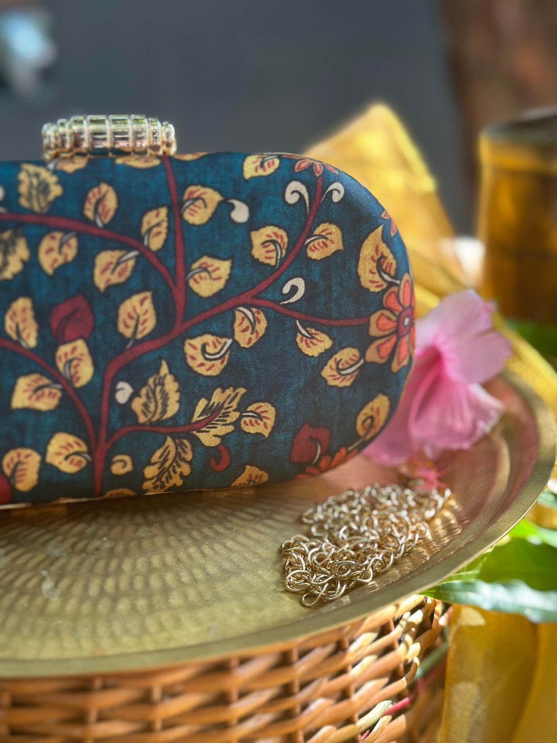 Peacock Green Kalamkari