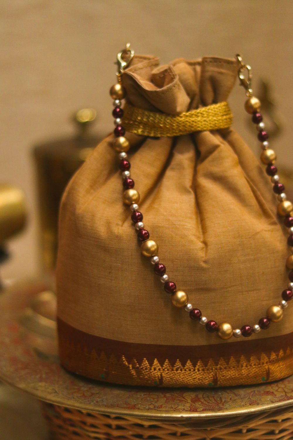 Milk Chocolate With Green Kanchi Paithani Inspired