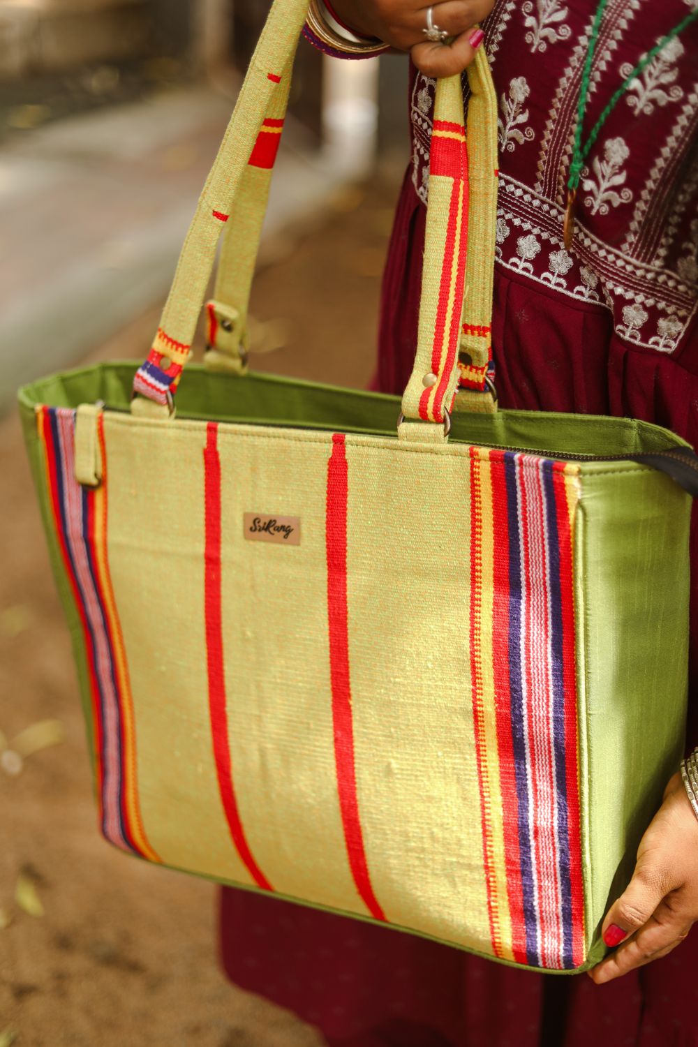 Lime Green Jamax Tote