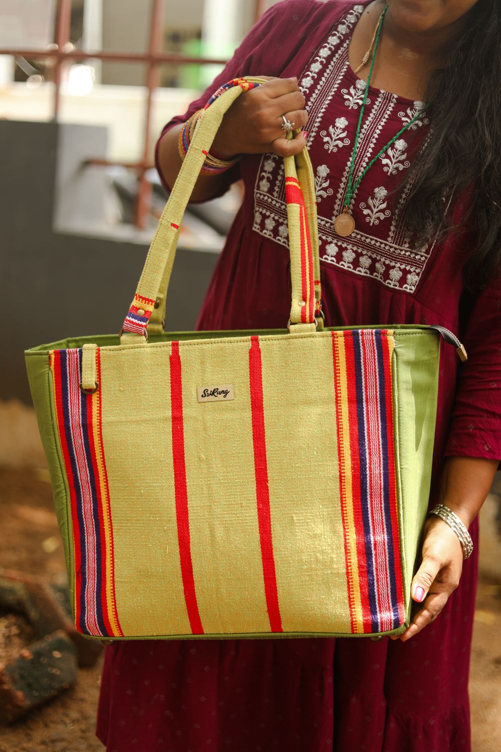 Lime Green Jamax Tote