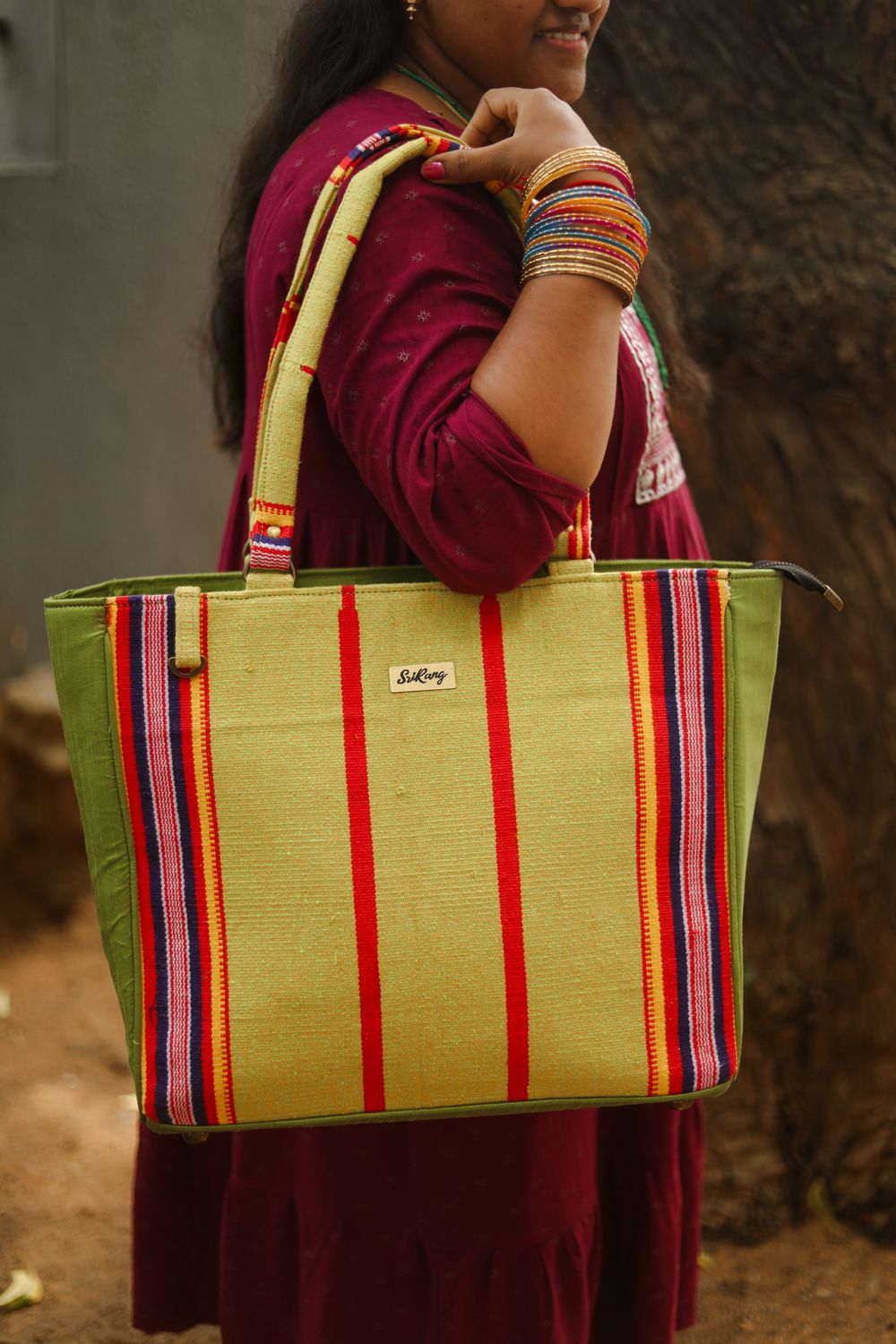 Lime Green Jamax Tote