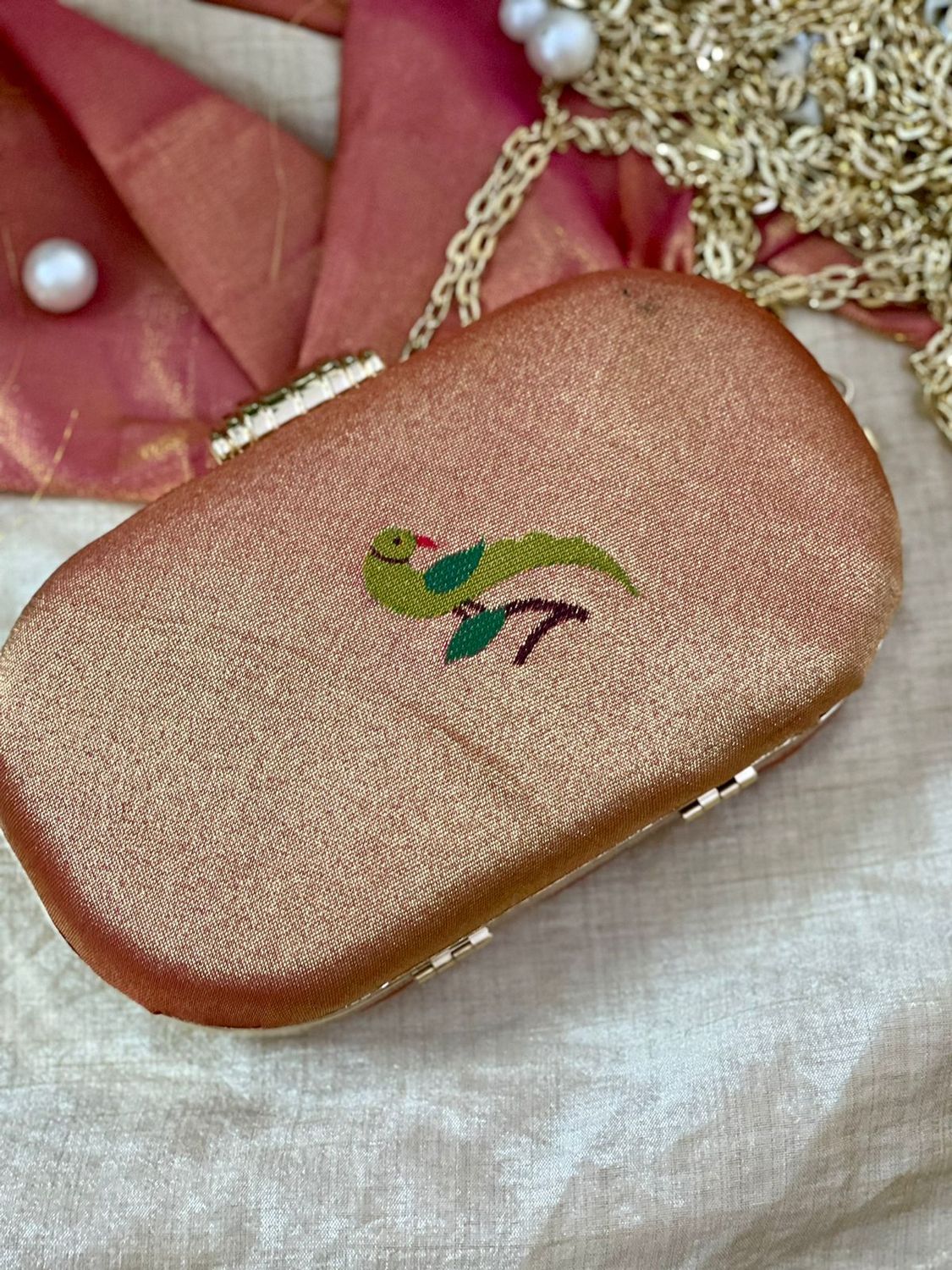 Paithani Peacock &amp; Parrot