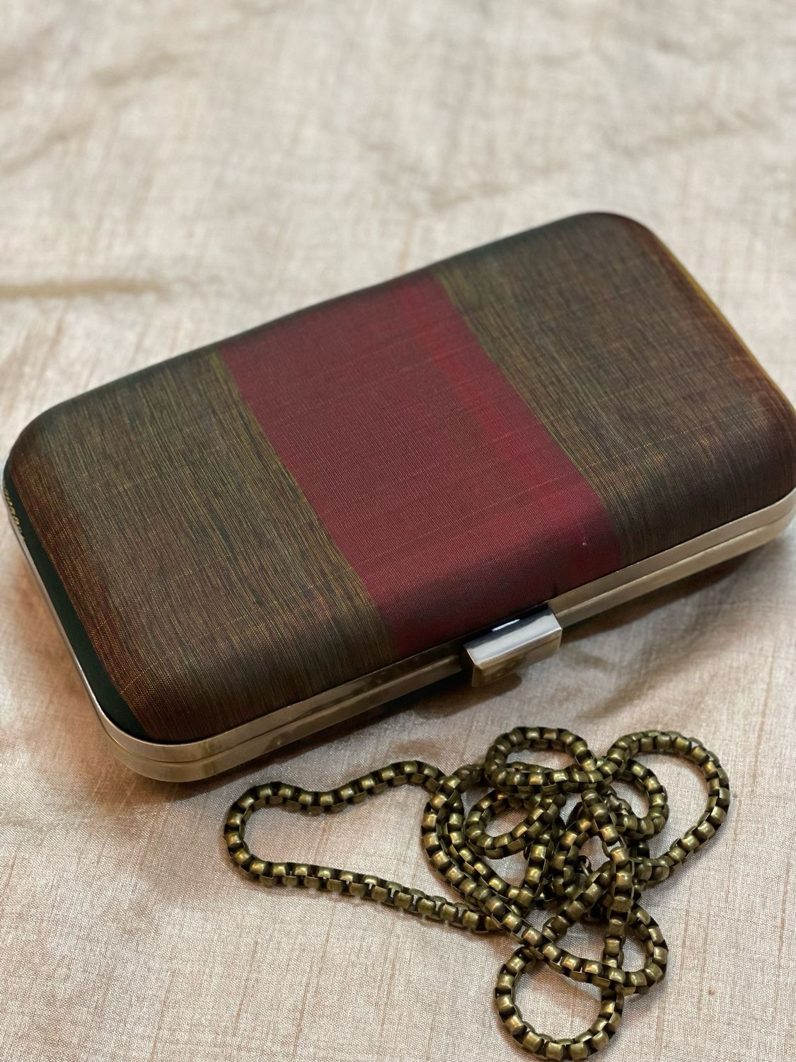Mubbagam Brown And Bottle Green