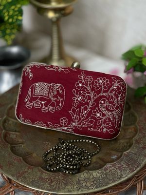 Maroon Elephant Varnam