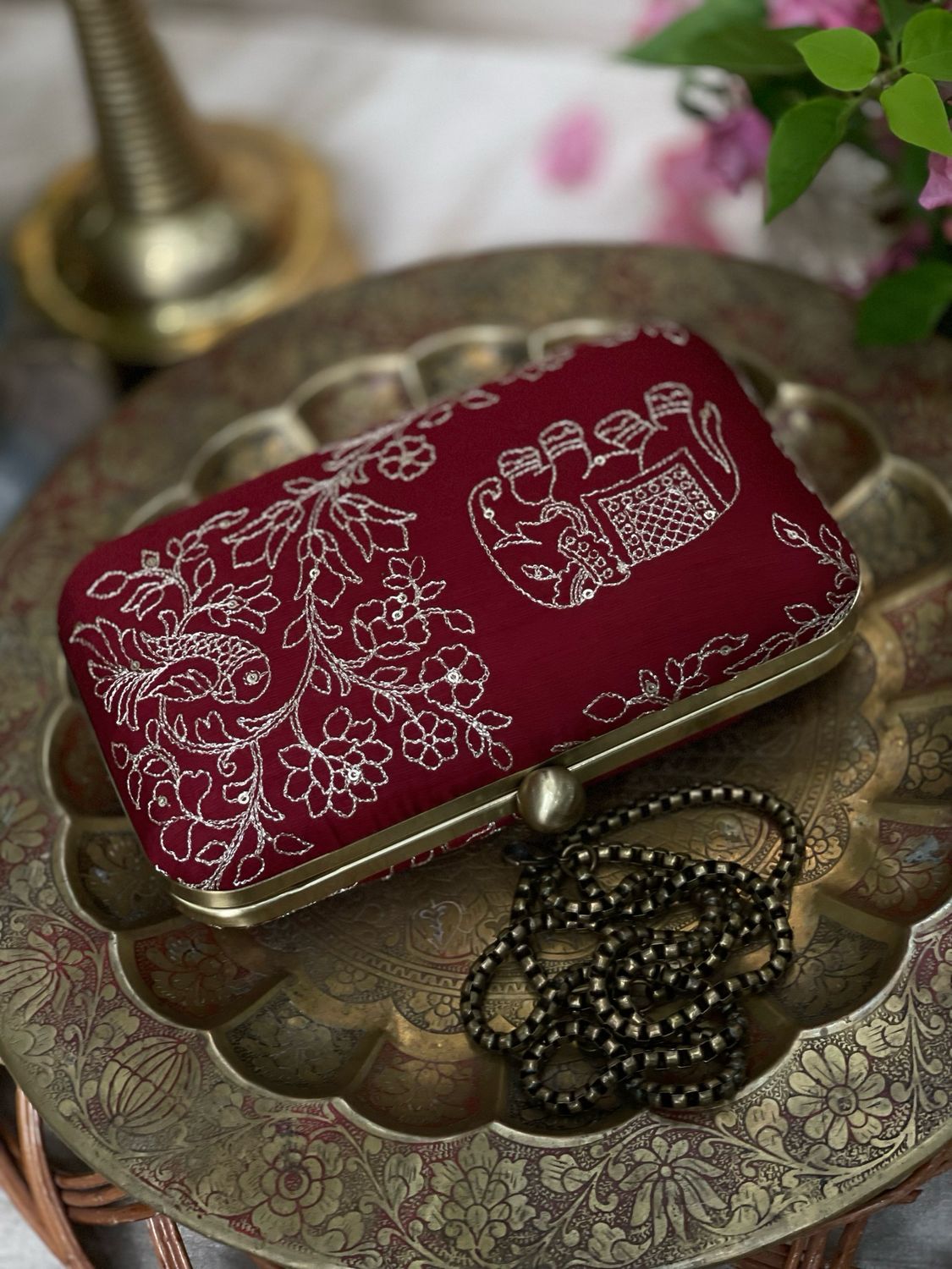 Maroon Elephant Varnam