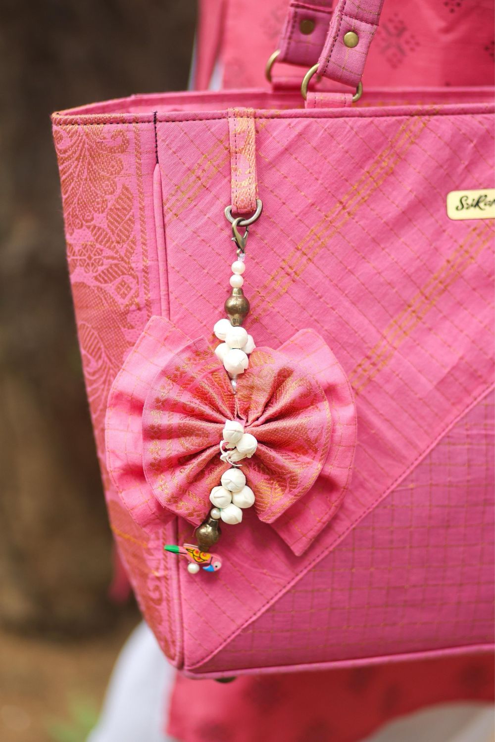 Pink Checks Sungudi