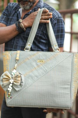Grey Checks Sungudi