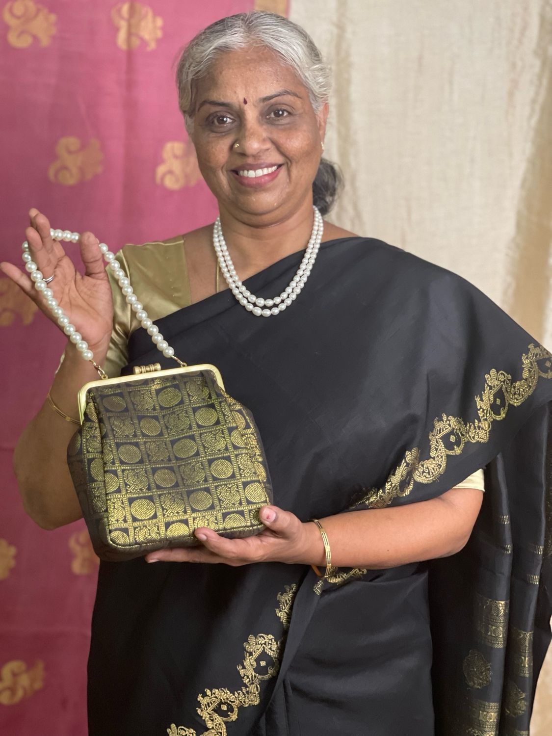 Mayil Chakram Black Mini Damru