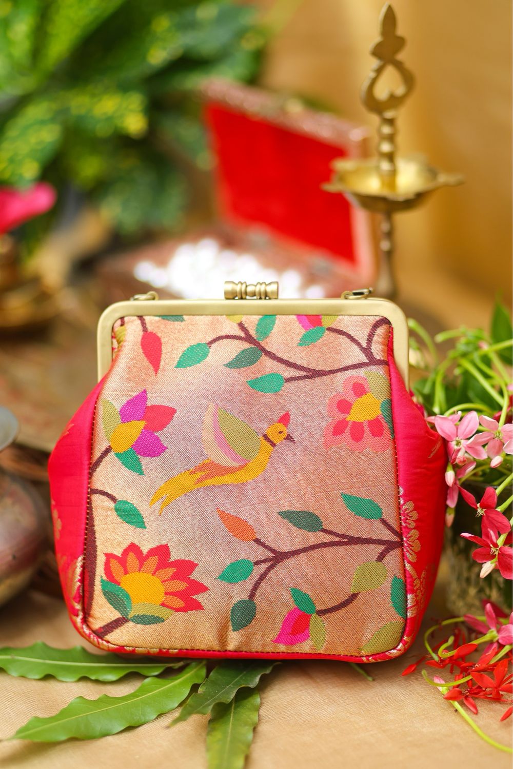 Humming Bird With Parrot Rani Pink
