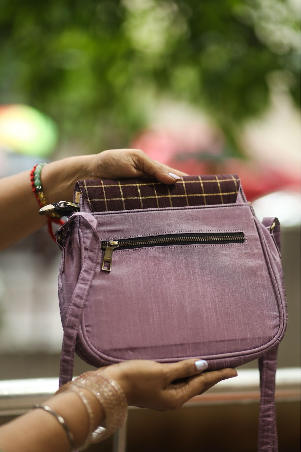 Lilac With Brown