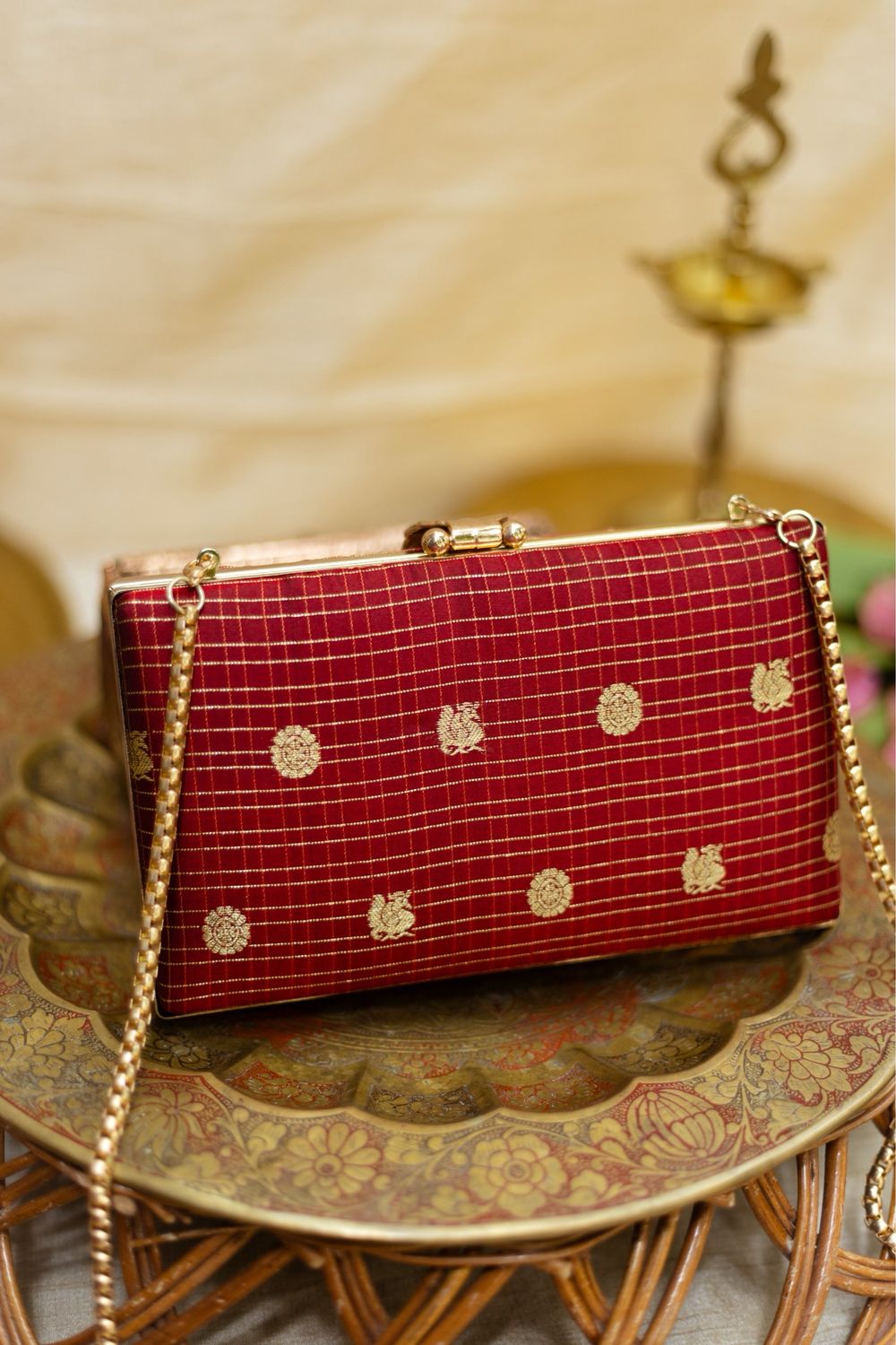 Maroon Venkagiri Mayil Annam