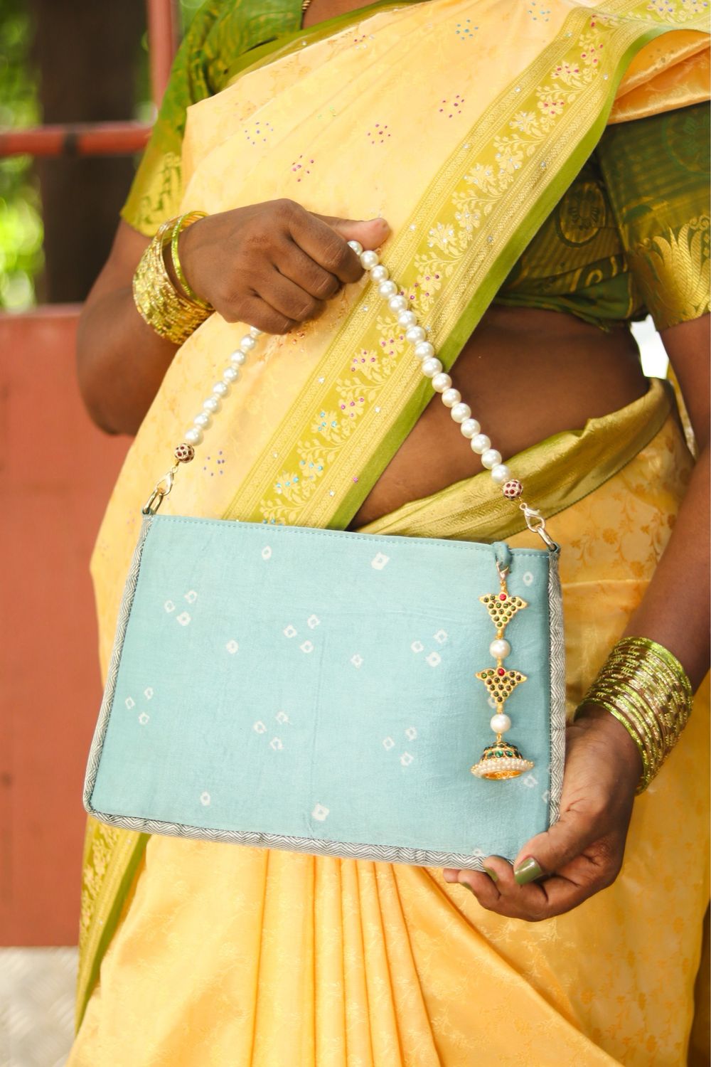Mint Green Bandhini