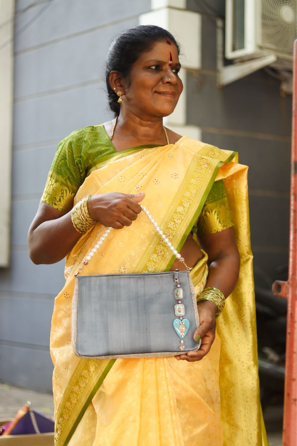 Grey Kutni Handbag
