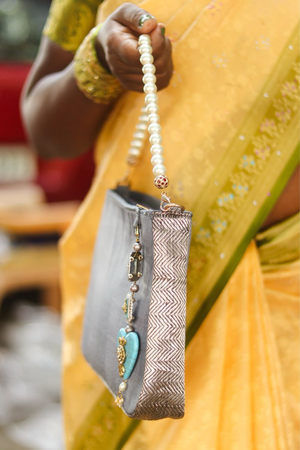Grey Kutni Handbag