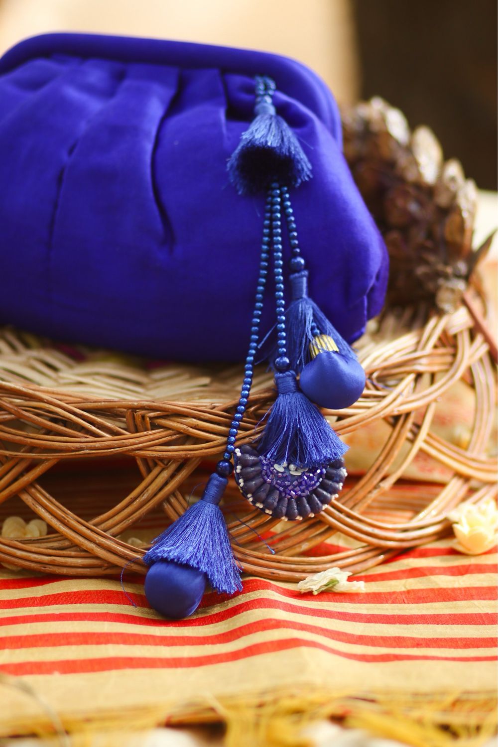 Royal Blue Satchel