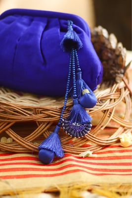 Royal Blue Satchel