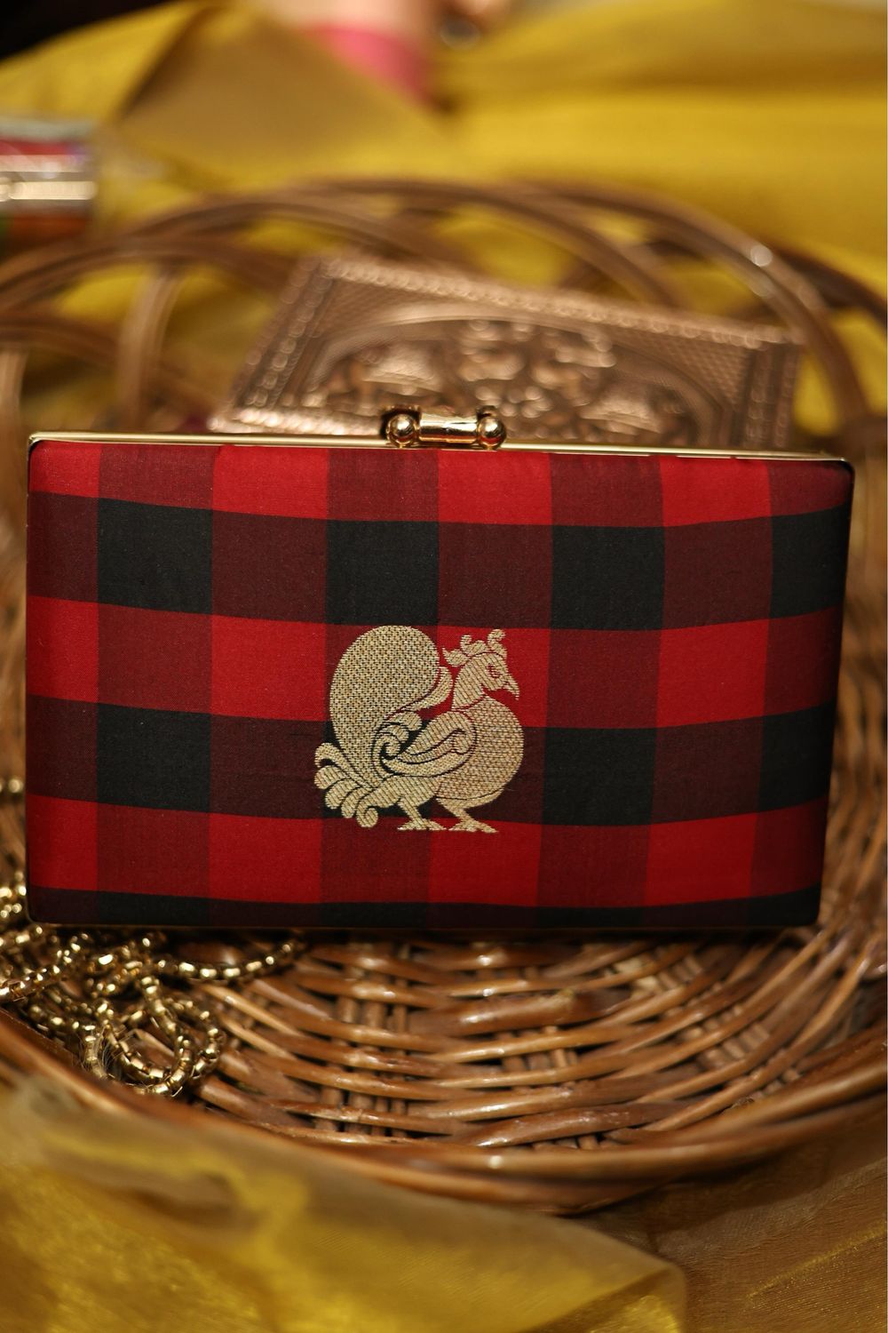 Red And Black Checks With Mayil