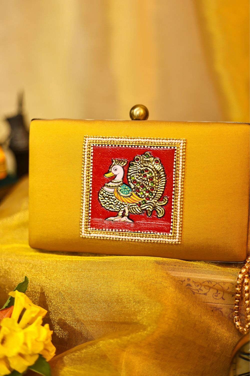 Golden Yellow Hamsa