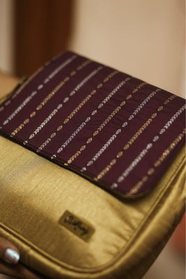 Burgundy And Gold Padmini