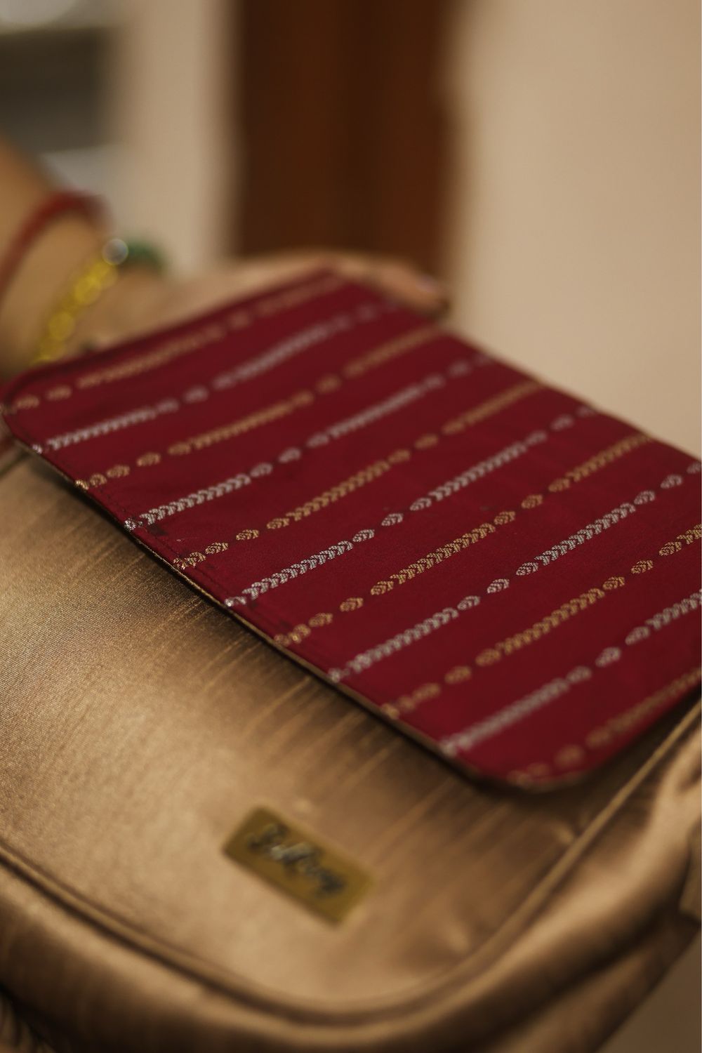 Maroon And Bronzer Padmini