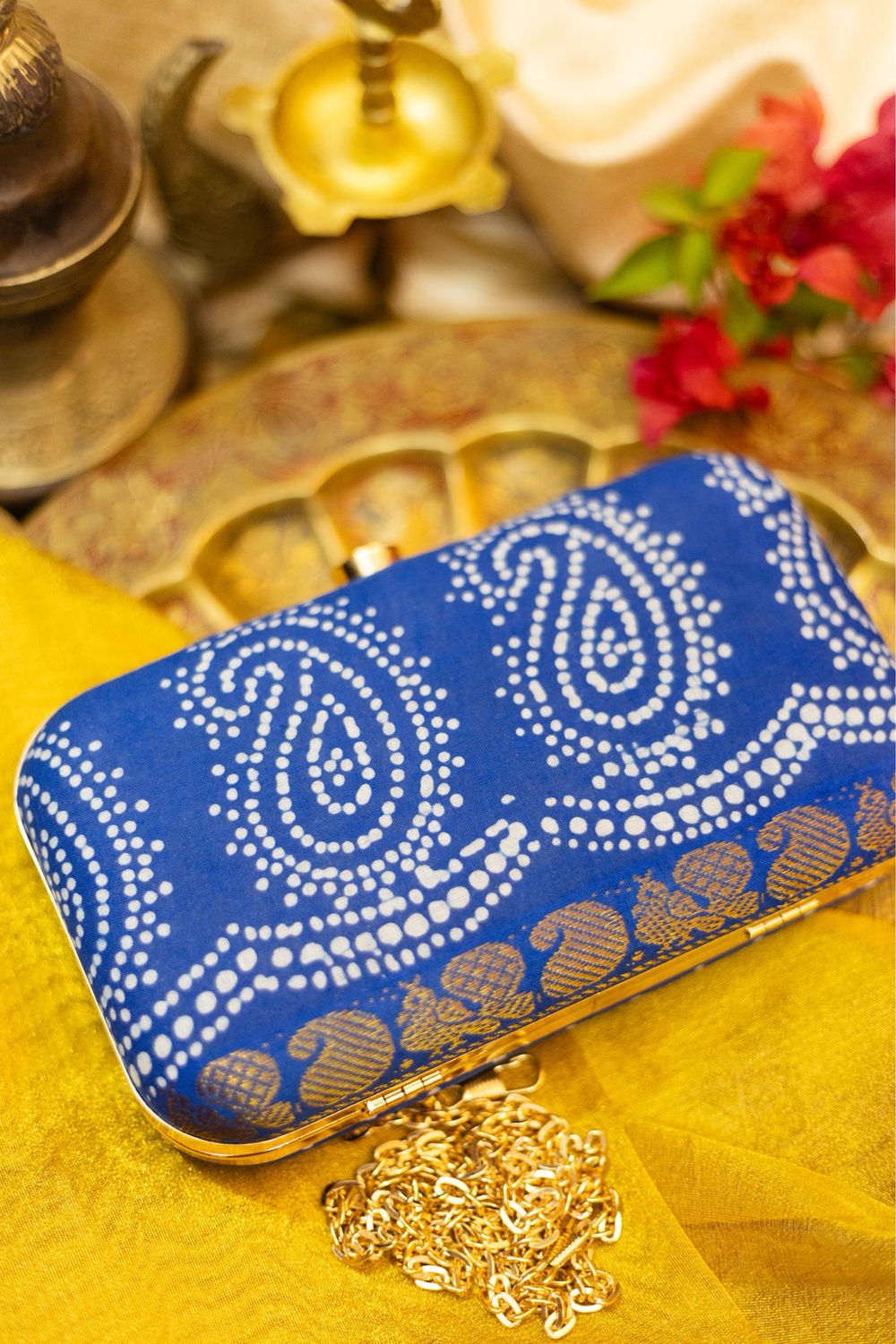 Casual Sungudi Royal Blue