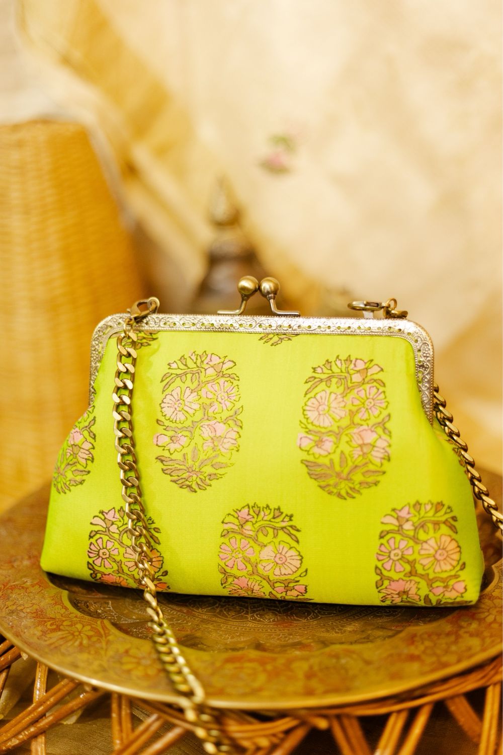 Lime Green Pushpam