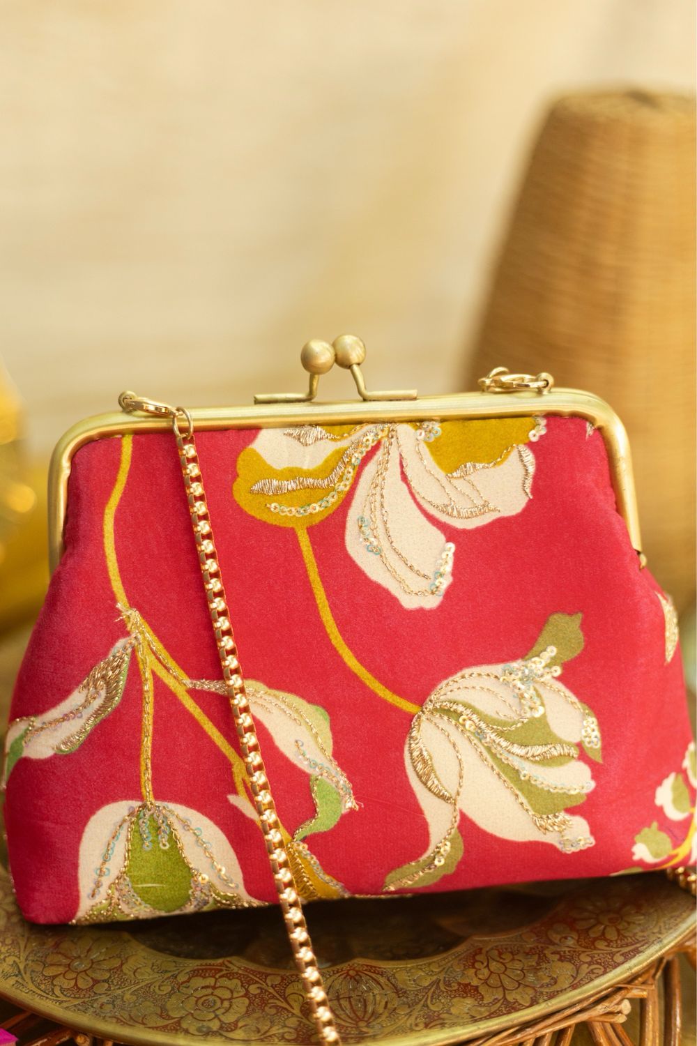 Hot Pink Crape Kannama