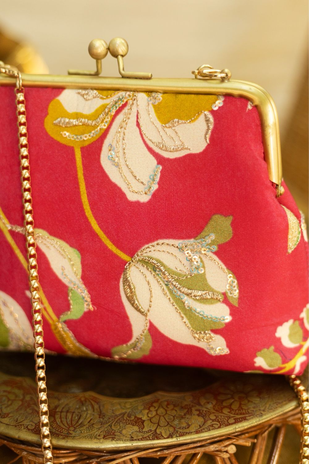 Hot Pink Crape Kannama