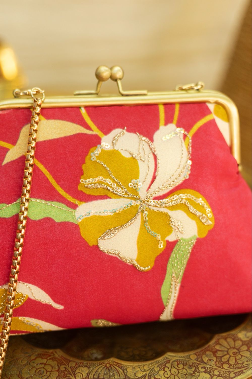 Hot Pink Crape Kannama