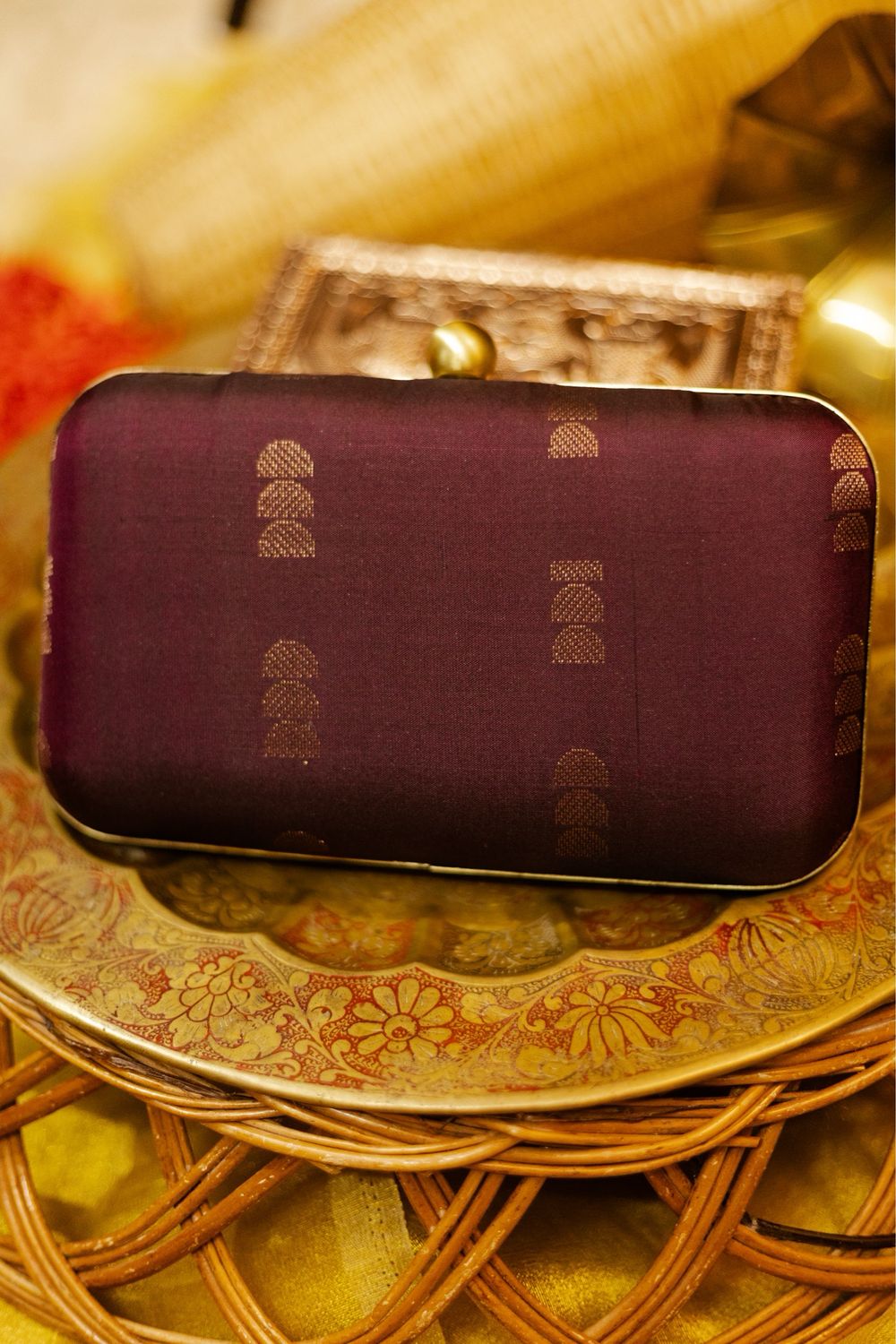 Chocolate 3 Pendent Kanchi Silk