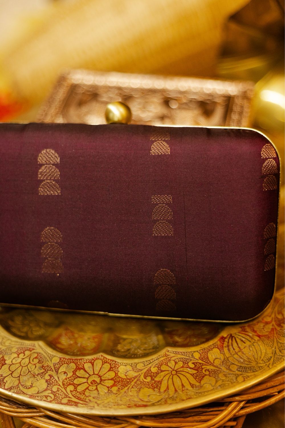 Chocolate 3 Pendent Kanchi Silk