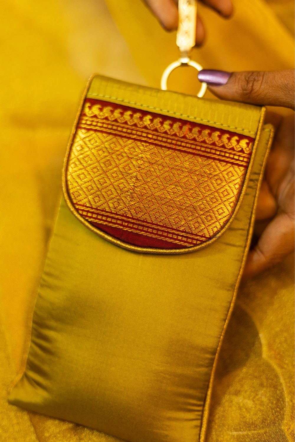 Mehandhi Green With Maroon