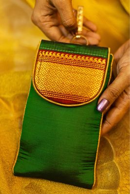 Leaf Green With Stripe Border