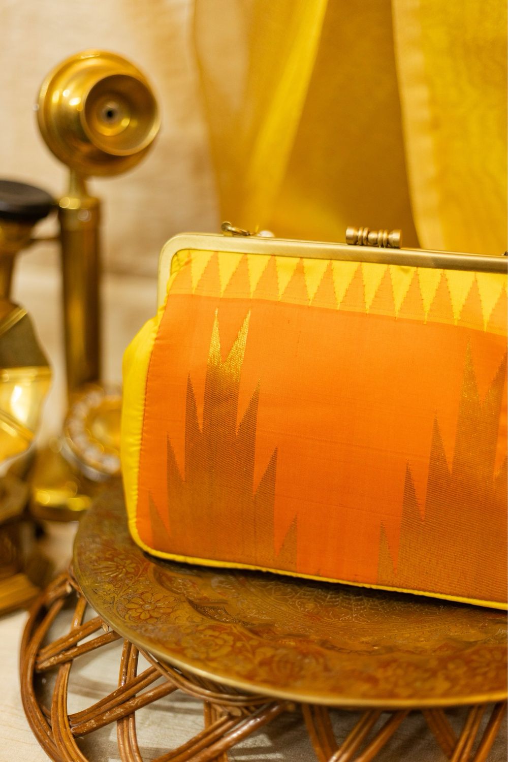 Yellow And Orange Thazampoo Rekku