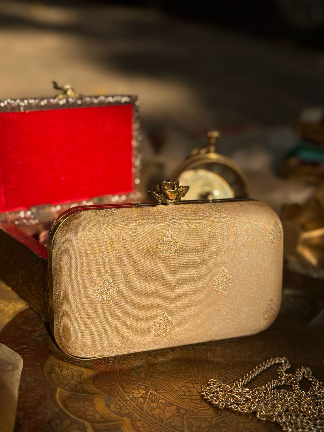Ivory Golden Tissue