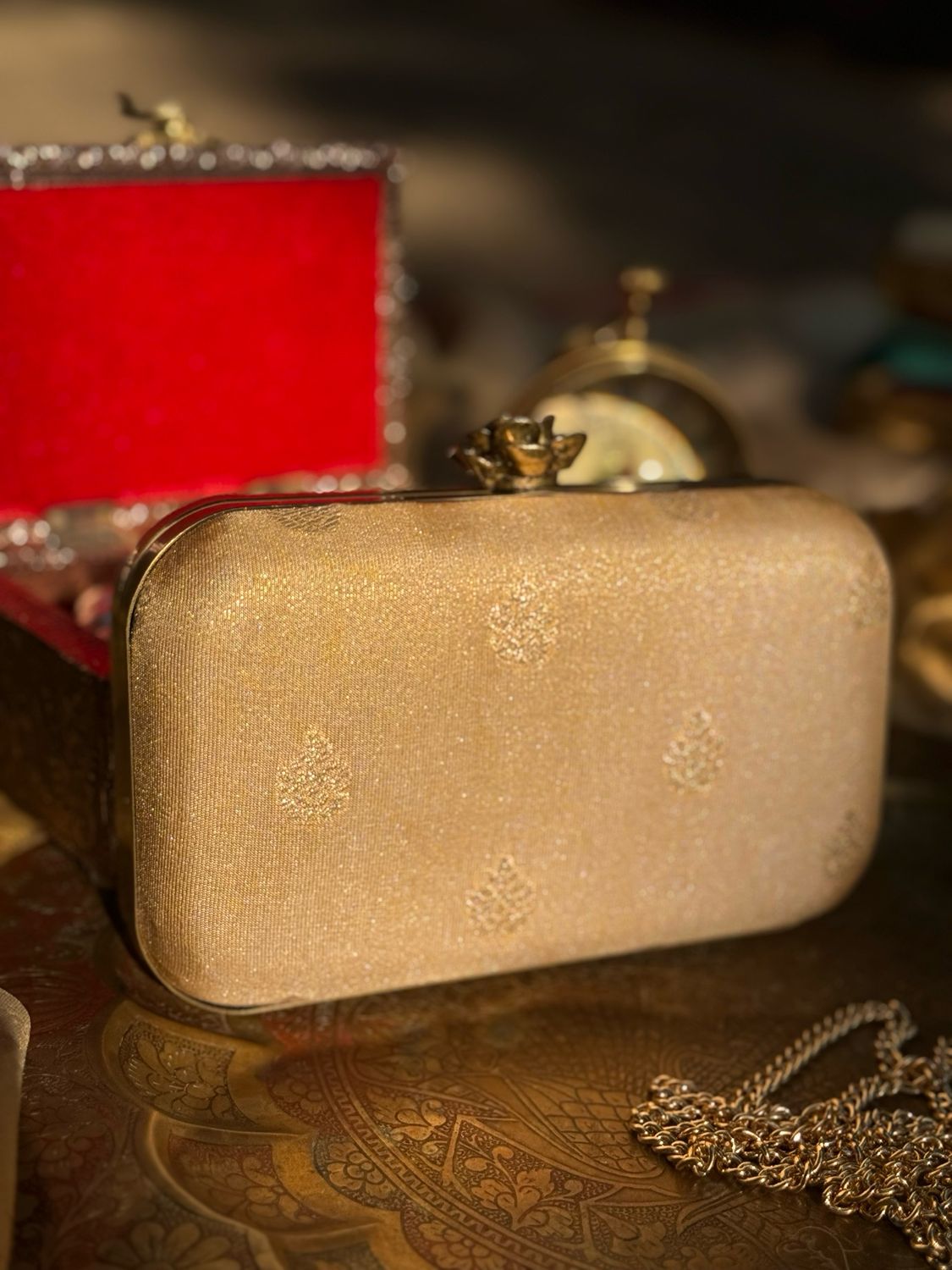 Ivory Golden Tissue