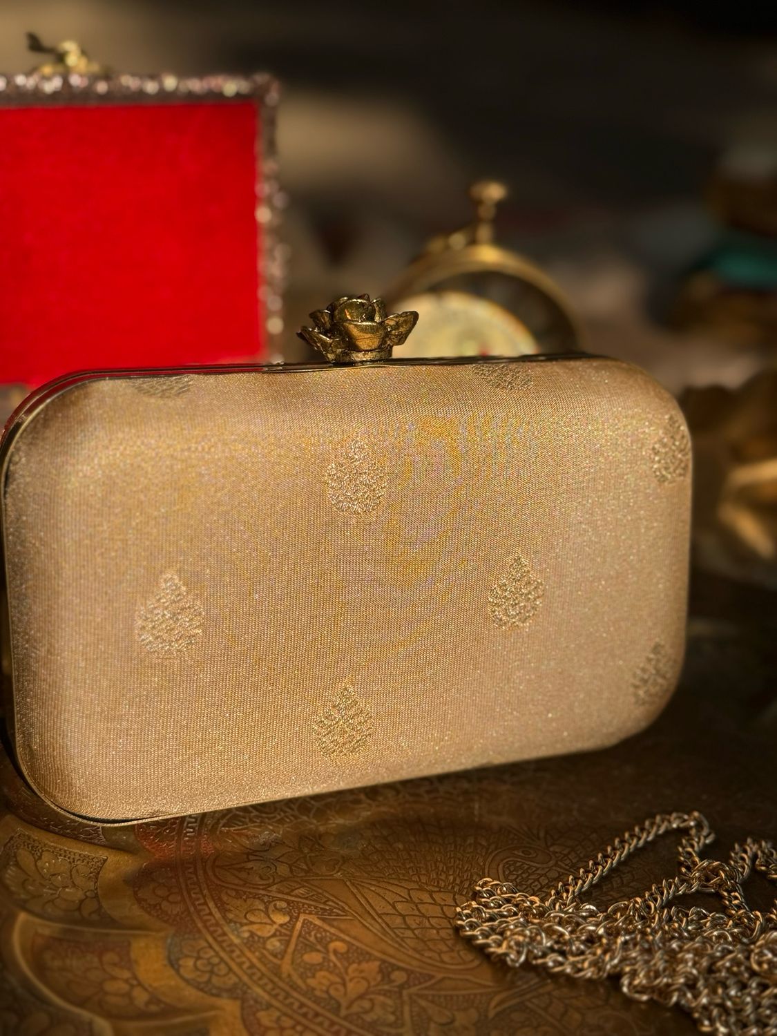 Ivory Golden Tissue