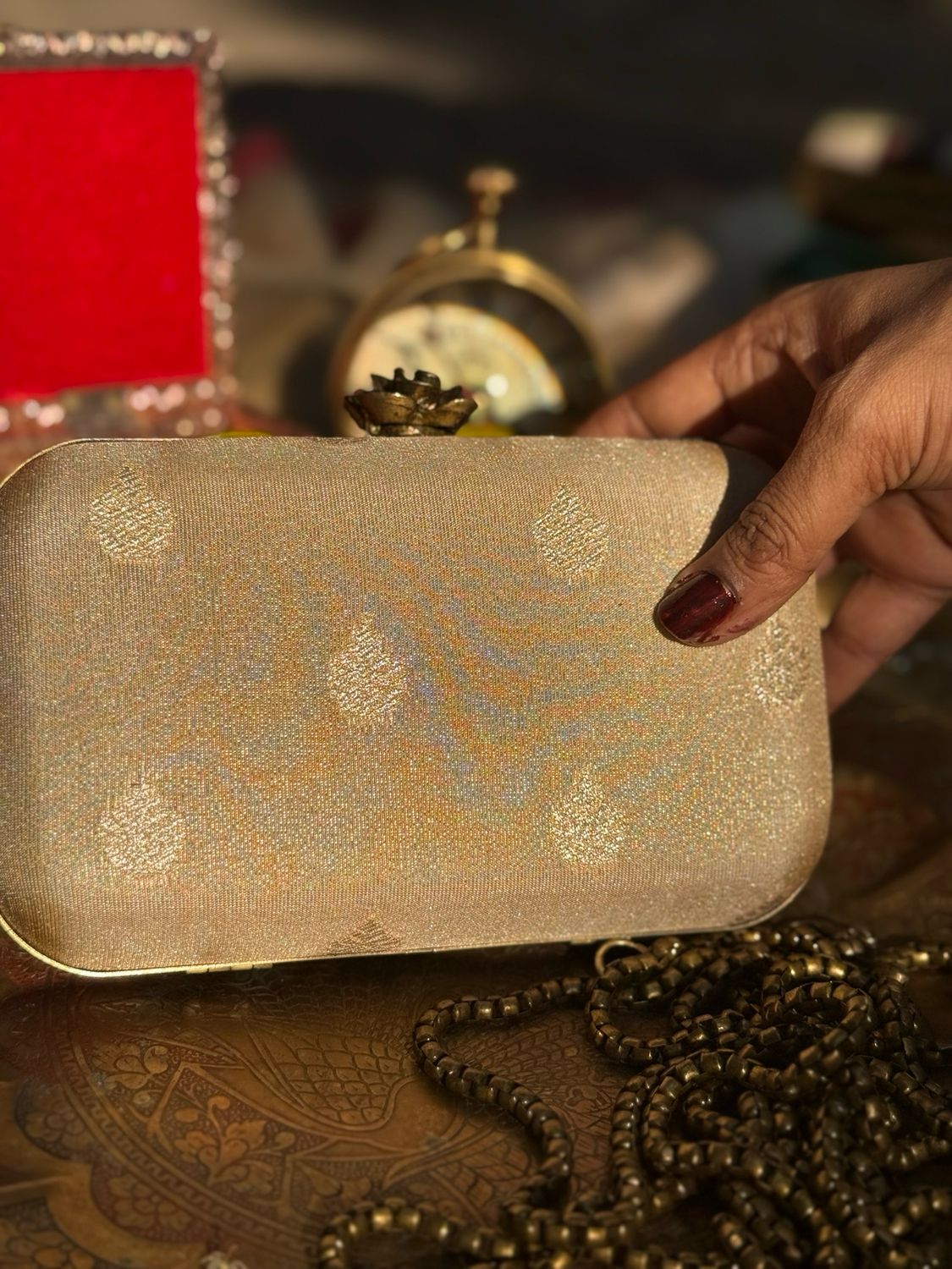 Ivory Golden Tissue