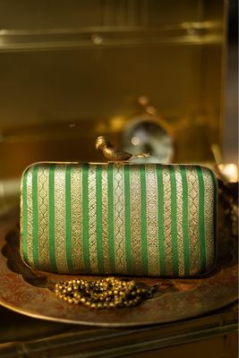 Green Stripe Meenakshi