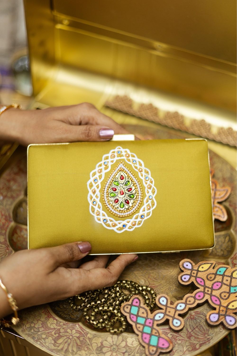 Golden Mustard Kolam