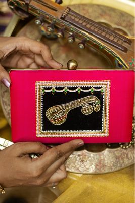 Striking Pink Tanjore