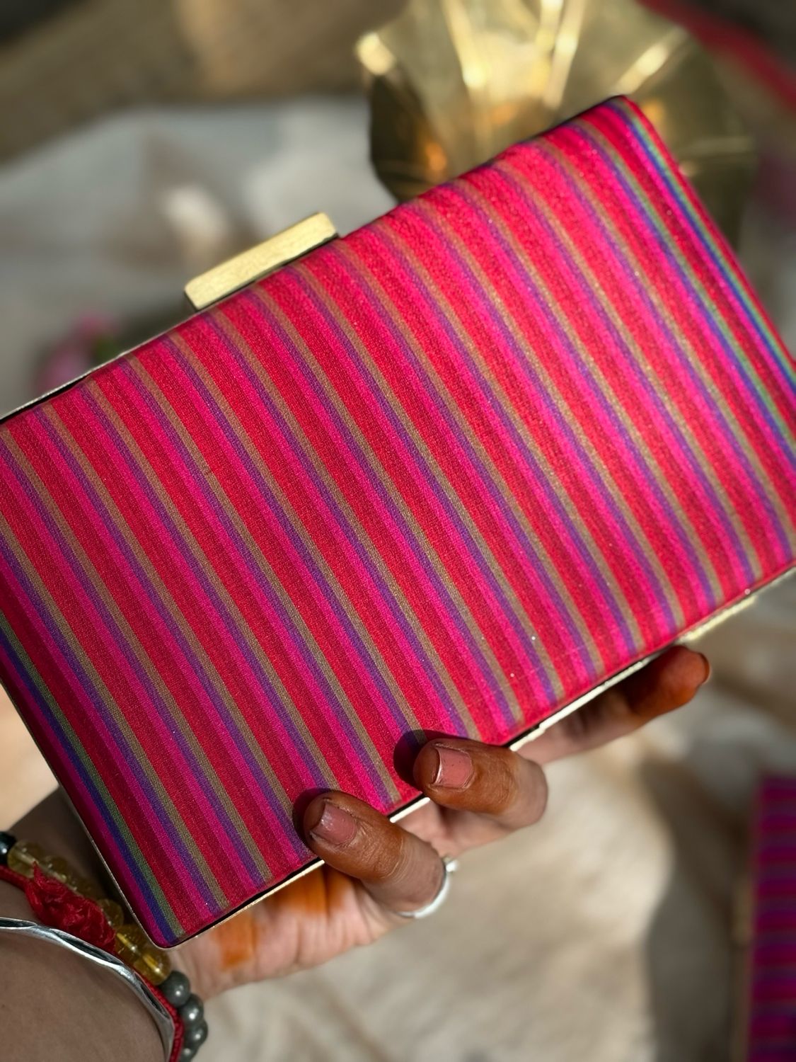Rani Pink Rakudi Stripes