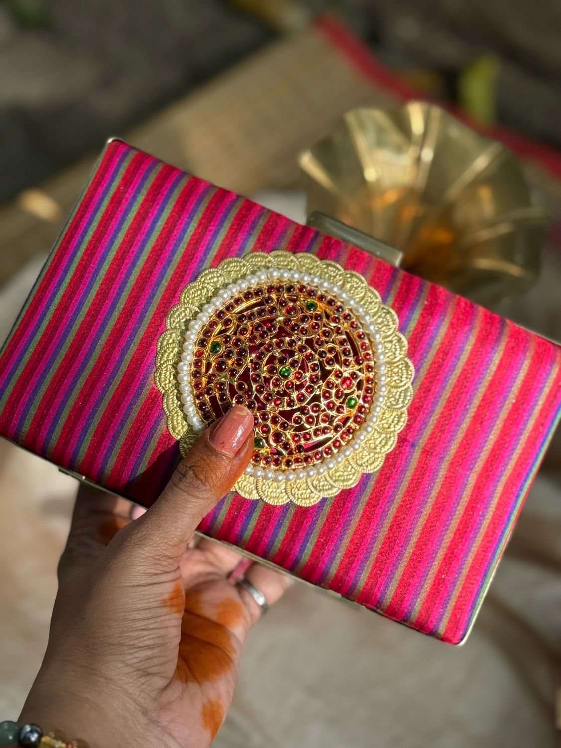 Rani Pink Rakudi Stripes
