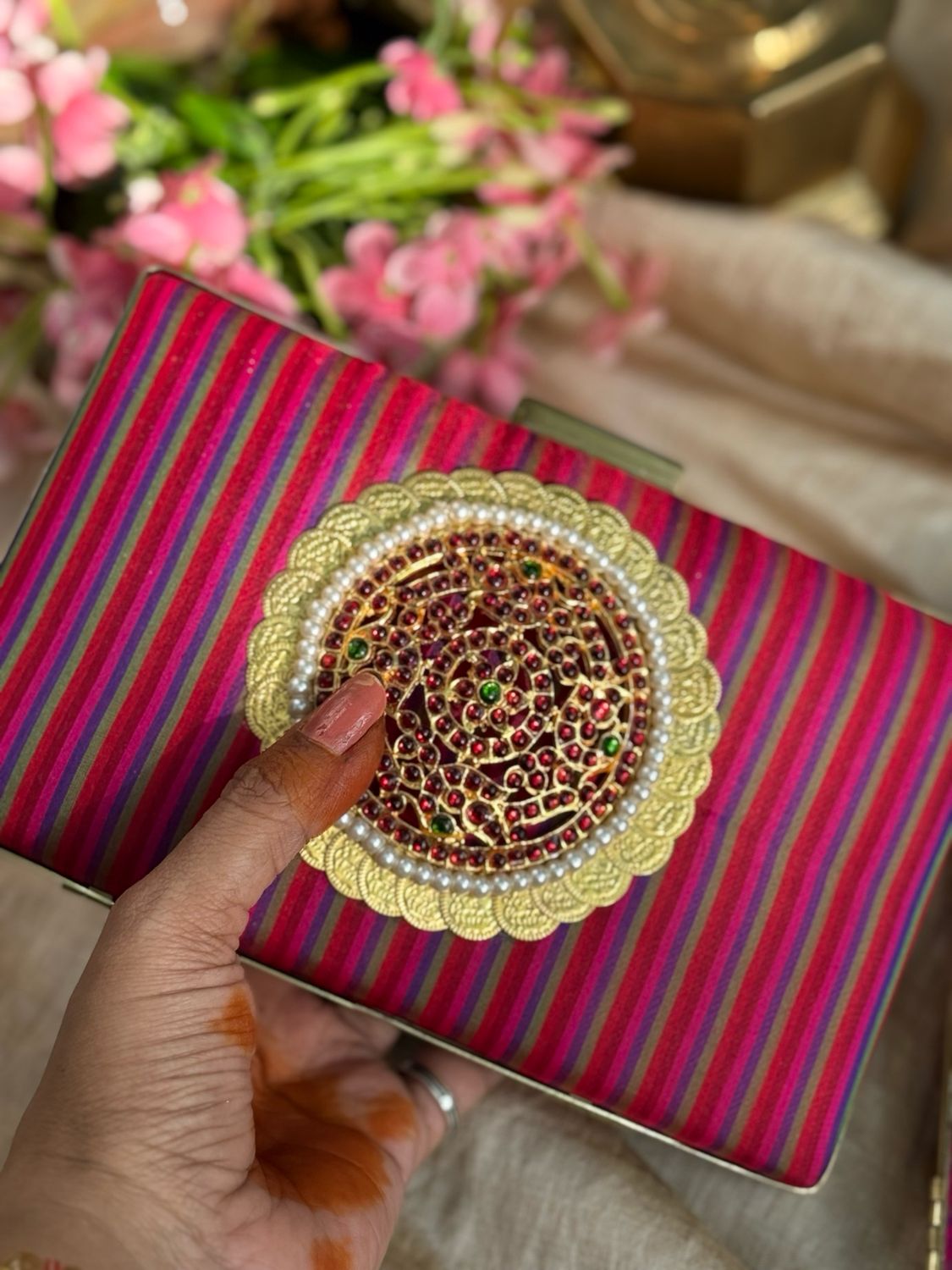 Rani Pink Rakudi Stripes